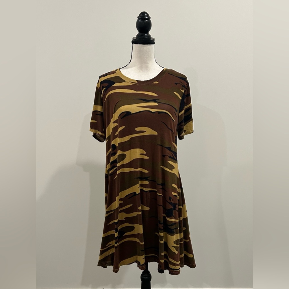 Camo T-Shirt Dress